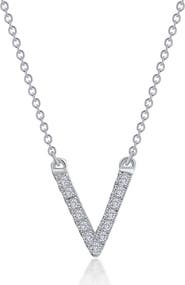 Lafonn Pavé V-Pendant Necklace