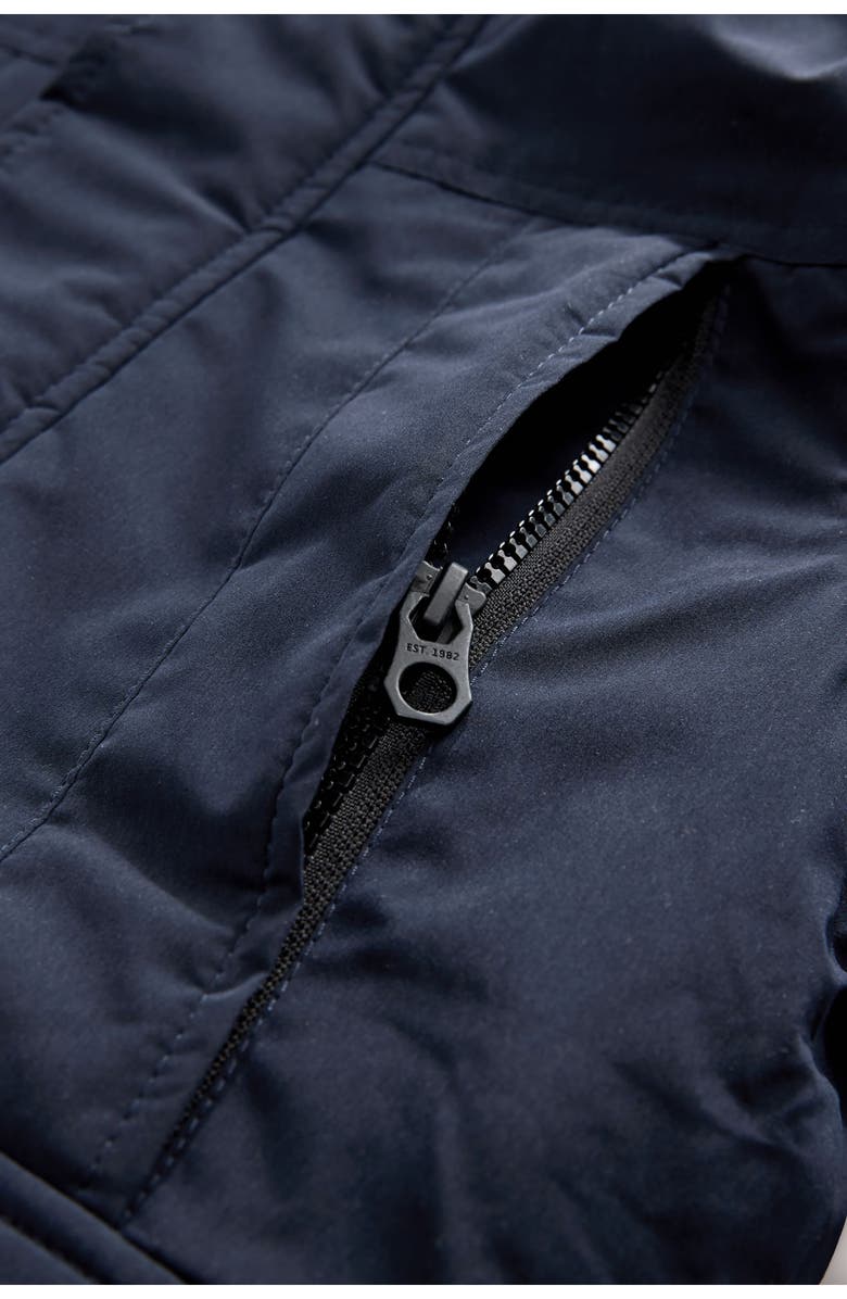 NEXT Kids Water Resistant Faux Fur Trim Insulated Coat, Alternate, color, Blue