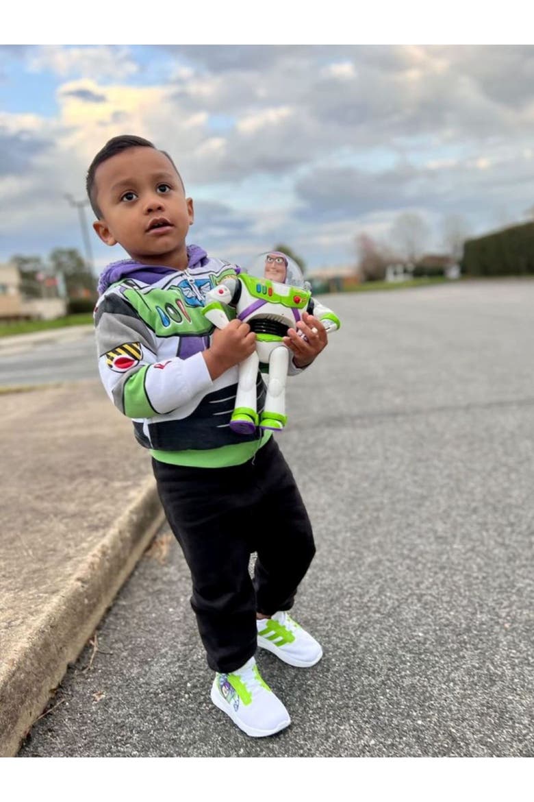 Buzz Lightyear Toy Story Cosplay Zip-Up Hoodie, Alternate, color, Green