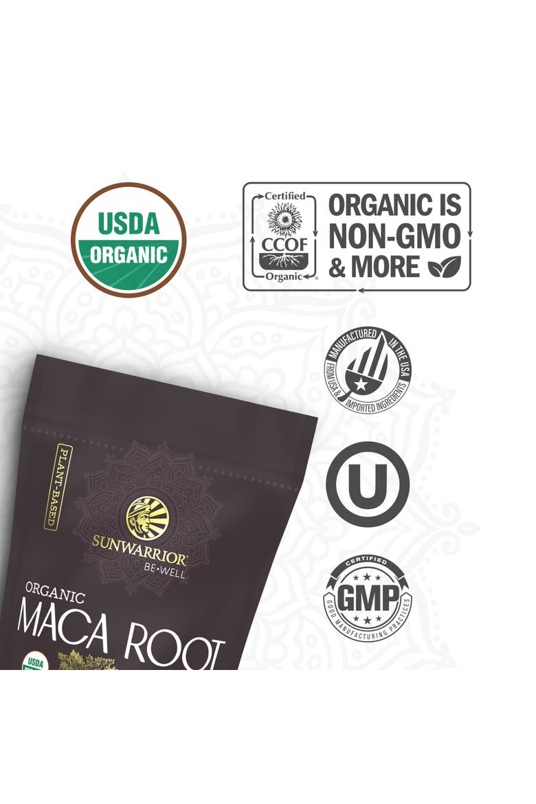 Organic Be Well Maca Powder, 240g Pouch, Alternate, color, No Color