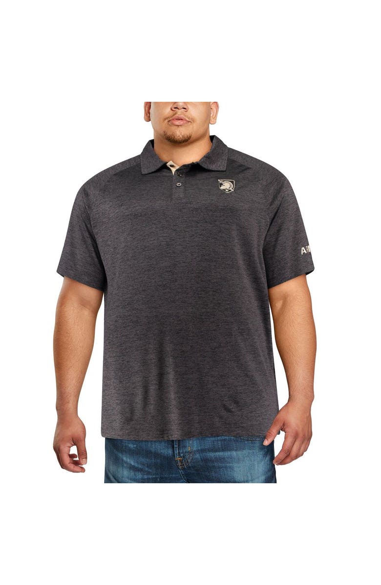 COLOSSEUM Men's Colosseum Black Army Black Knights Big & Tall Down Swing Polo, Alternate, color, Black