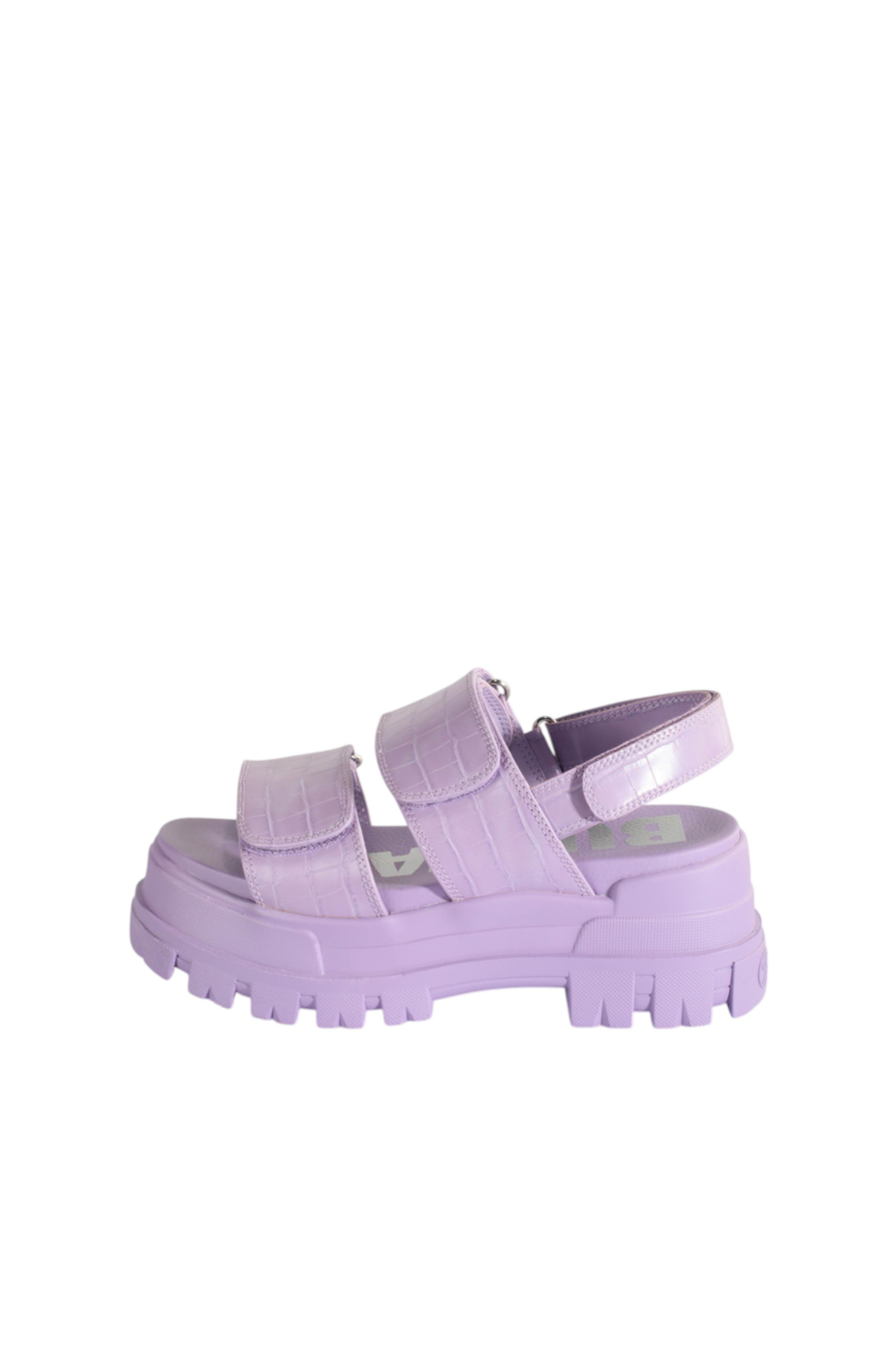 Buffalo Boots Aspha Snd Platform Sandal, Alternate, color, Croco Lavender