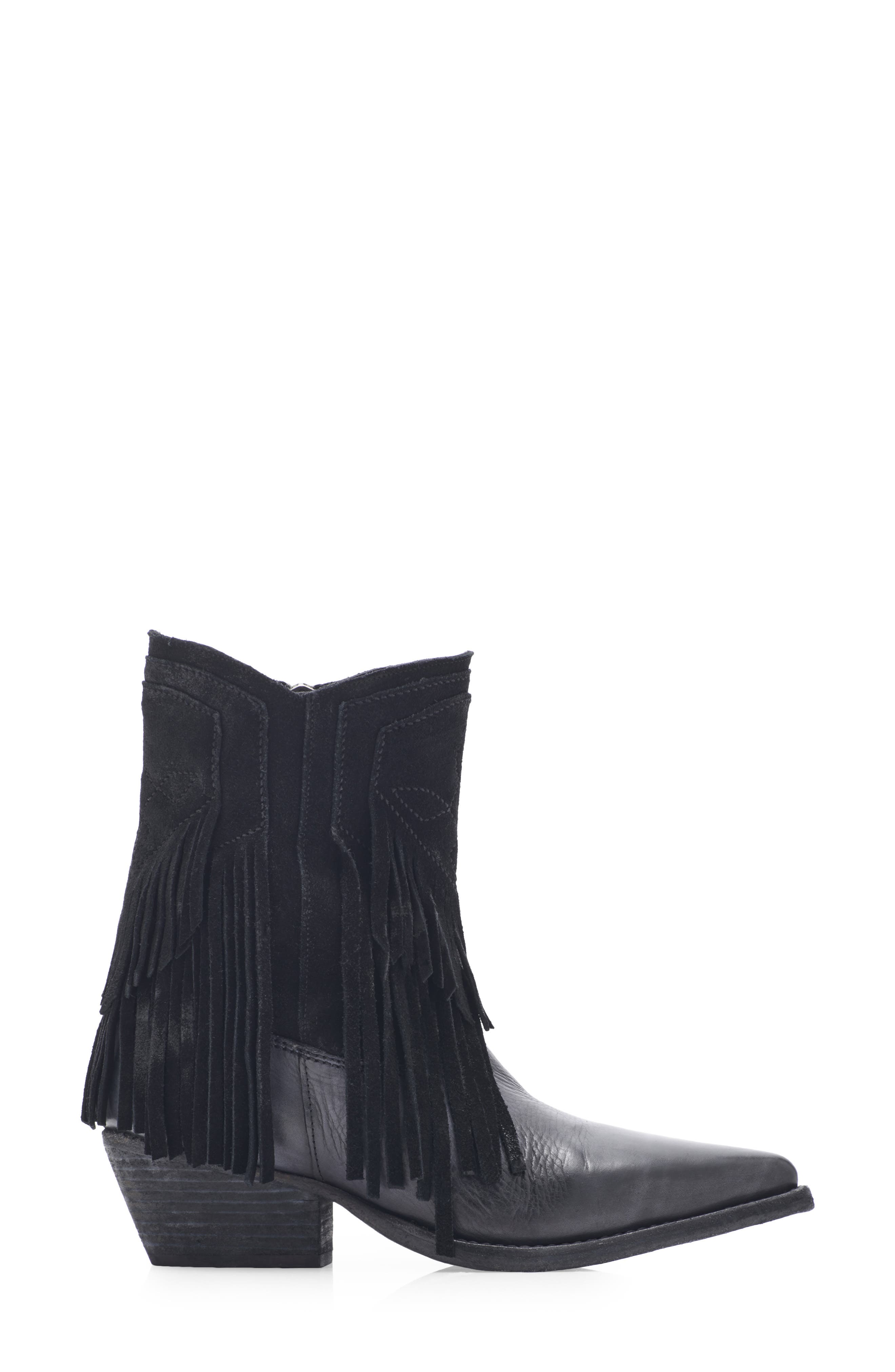 Free People Lawless Fringe Bootie, Alternate, color, 