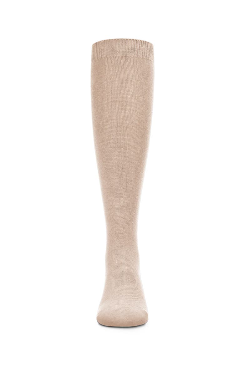 Soft  Knee High Sock - Multiple Solid Colors, Alternate, color, Latte