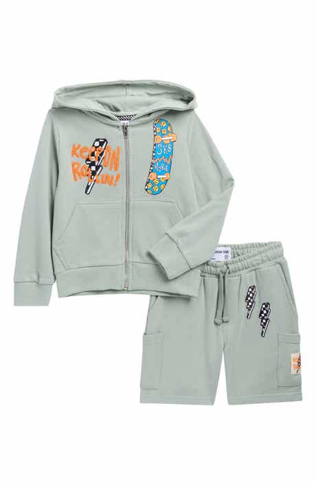 Sovereign Code Kids' Reynolds Machado Full Zip Hoodie & Shorts Set