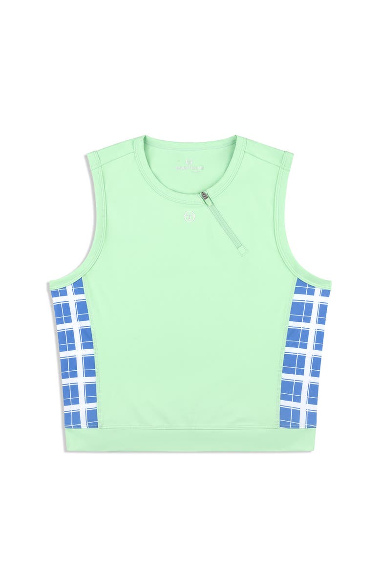 Sergio Tacchini Lara Cropped Top, Alternate, color, Green Ash