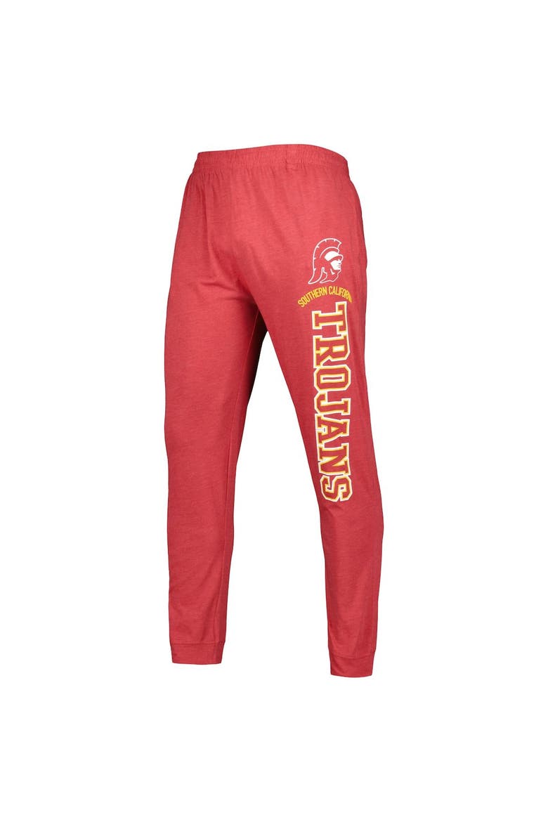 Men's Concepts Sport Cardinal/Charcoal USC Trojans Meter Pullover Hoodie & Pant Sleep Set, Alternate, color, Cardinal