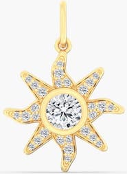 Everlee Sun Lab Diamond Pendant Charm in 14K