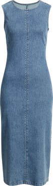 rag & bone Jasmine Denim Midi Tank Dress