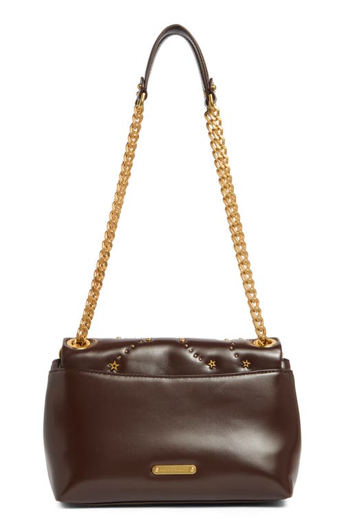 Rebecca Minkoff Edie Celestial Stud Crossbody Bag In Brown