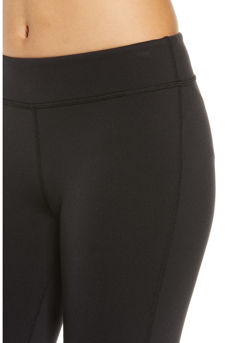 Airbrush Low Rise Bootcut Leggings, Alternate, color, BLACK