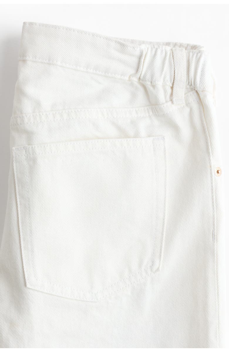 H&M Mama Straight Ankle Jeans, Alternate, color, White