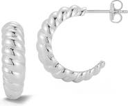 GLAZE JEWELRY Twisted Hoop Earrings