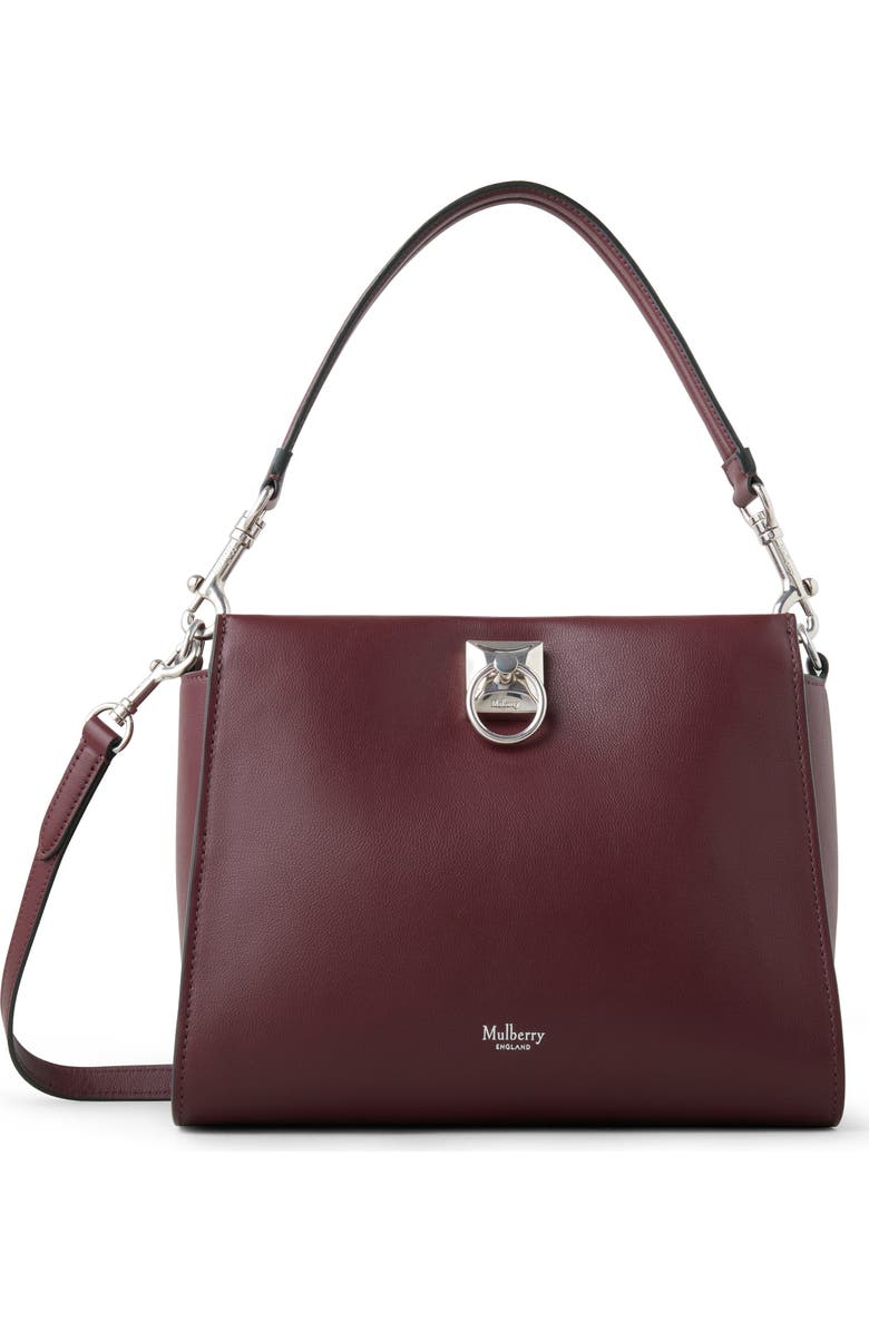 Mulberry Small Iris Leather Top Handle Bag, Main, color,