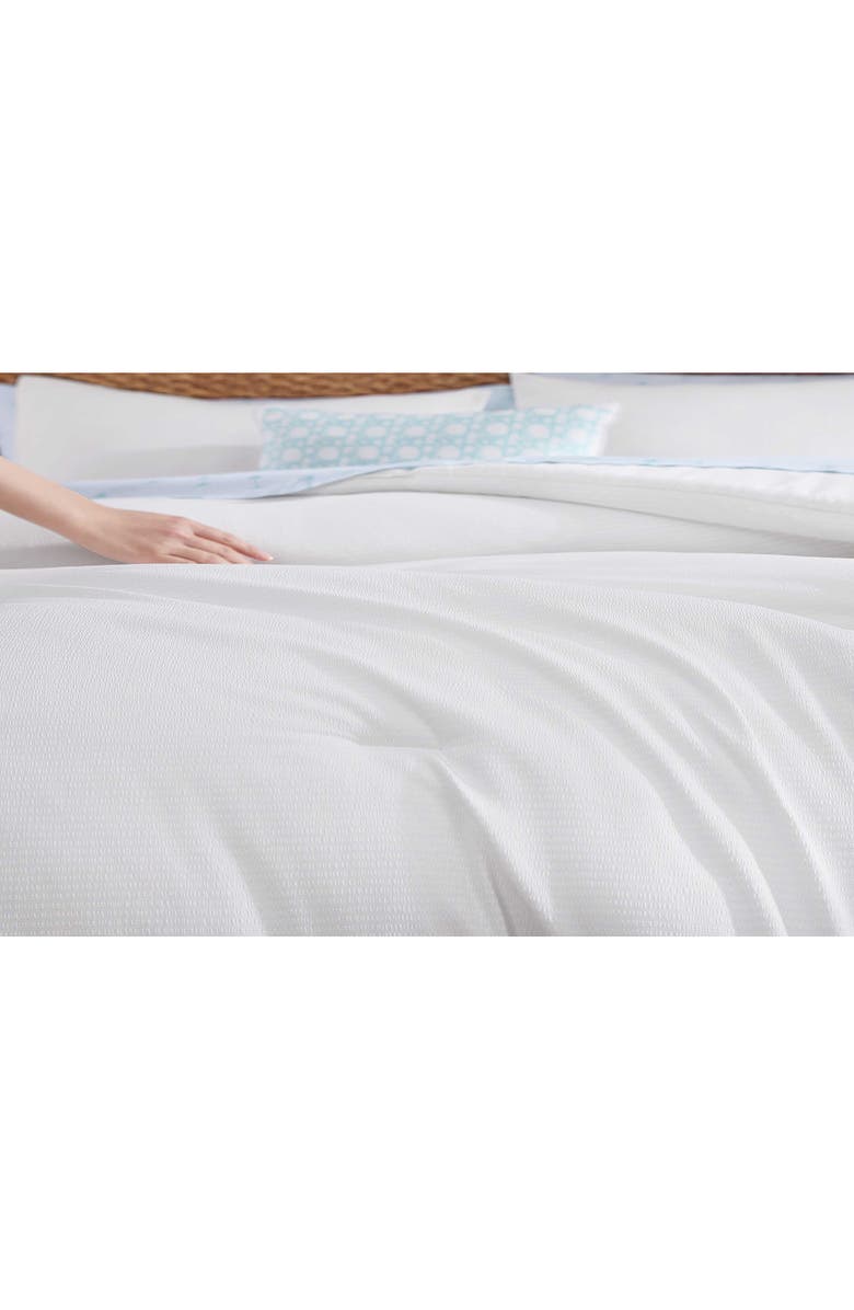 Tommy Bahama Seersucker Solid Comforter Set, Alternate, color, White
