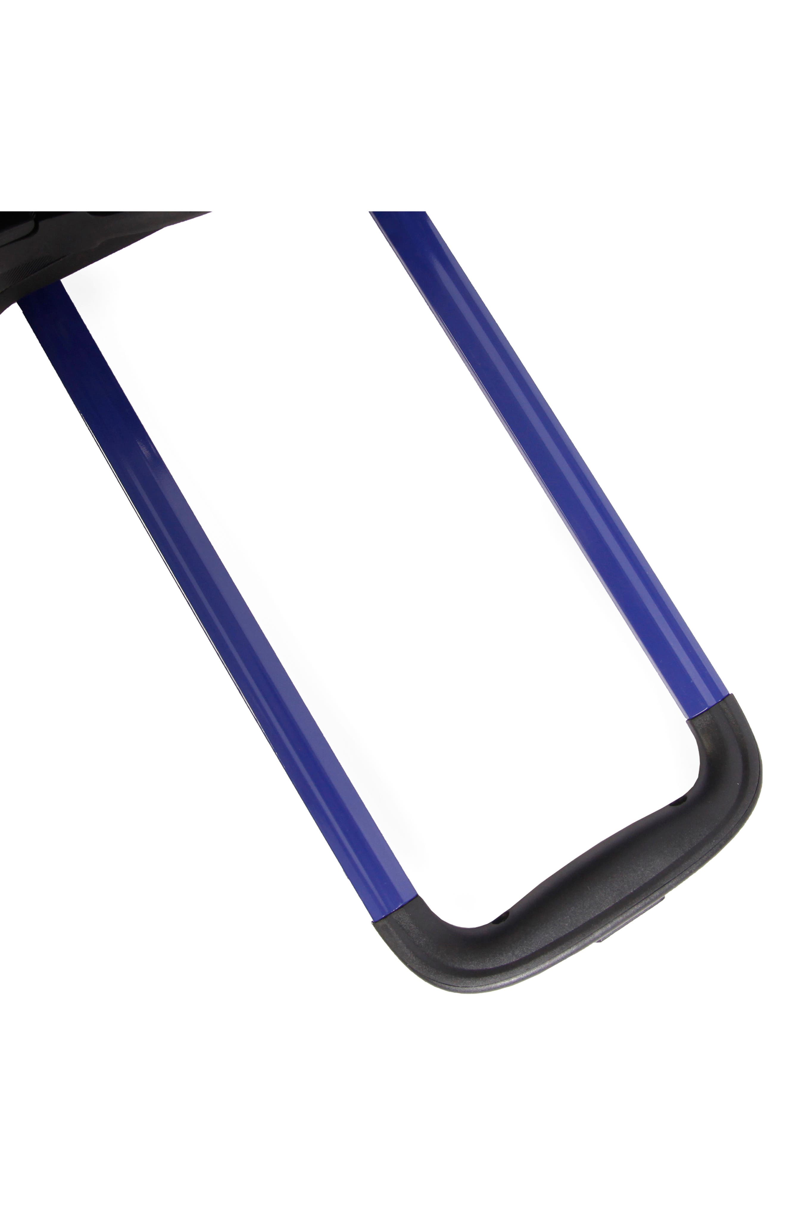 Hurley Suki 21" Hardshell Spinner Suitcase, Alternate, color, Black/ Blue