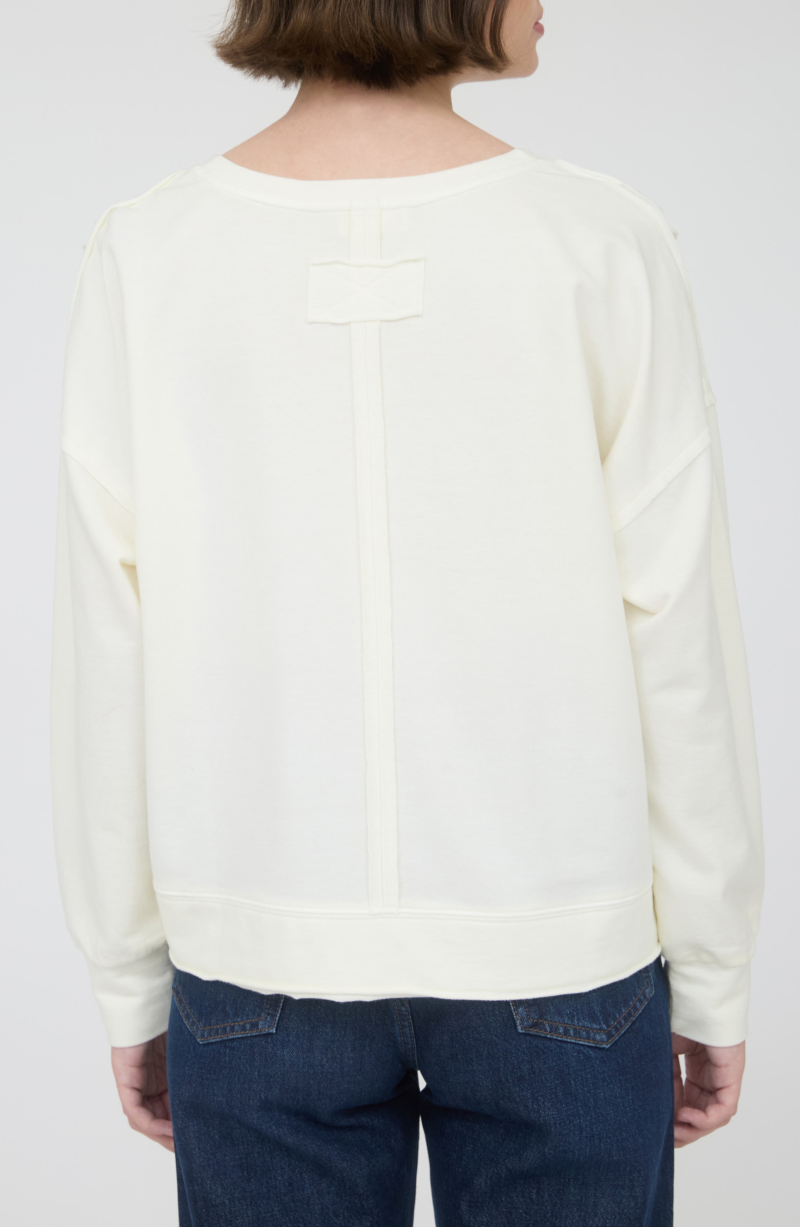 Split Neck Long Sleeve Shirt - image 4