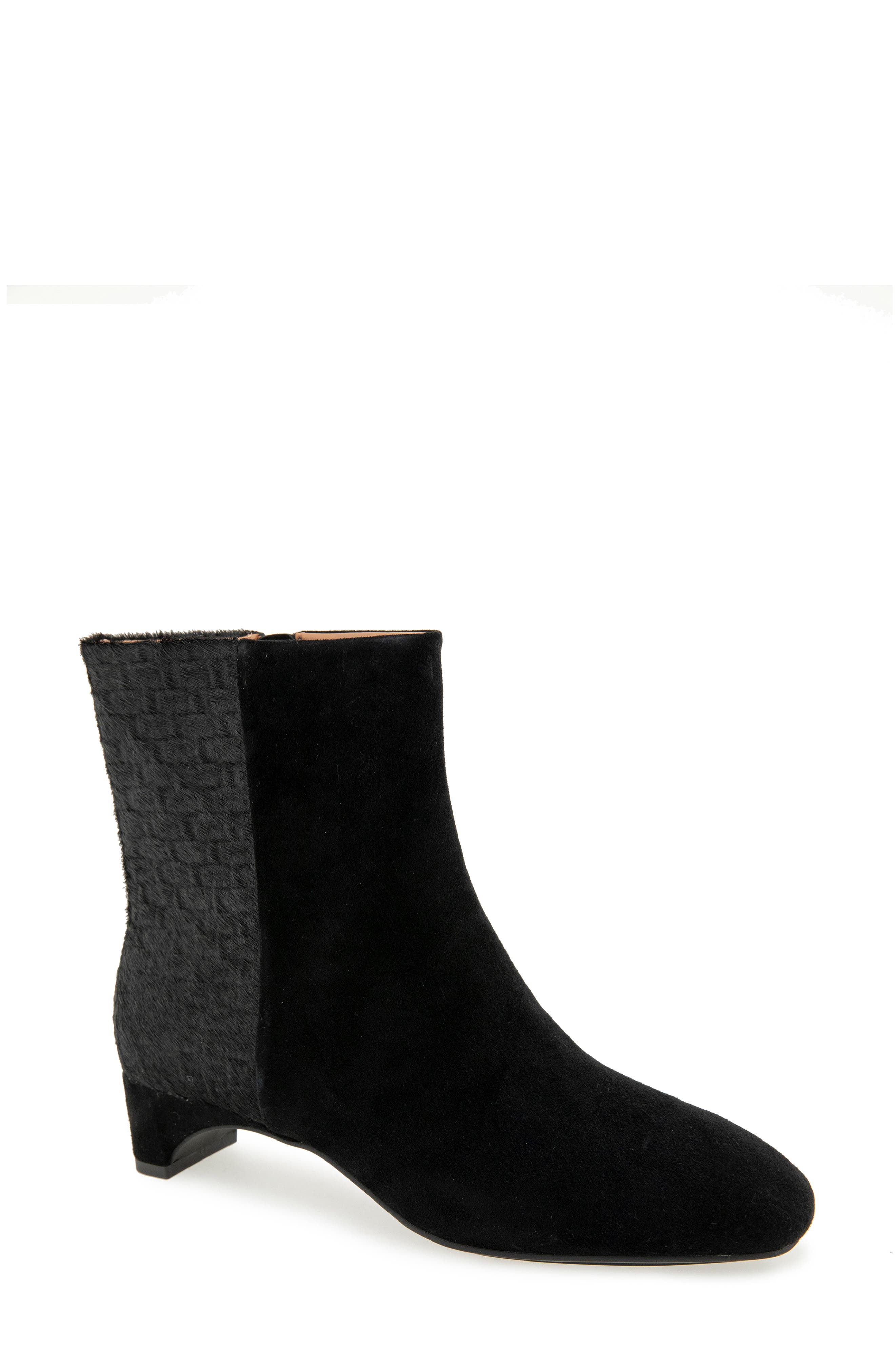 Nalston Bootie, Main, color, BLACK SUEDE