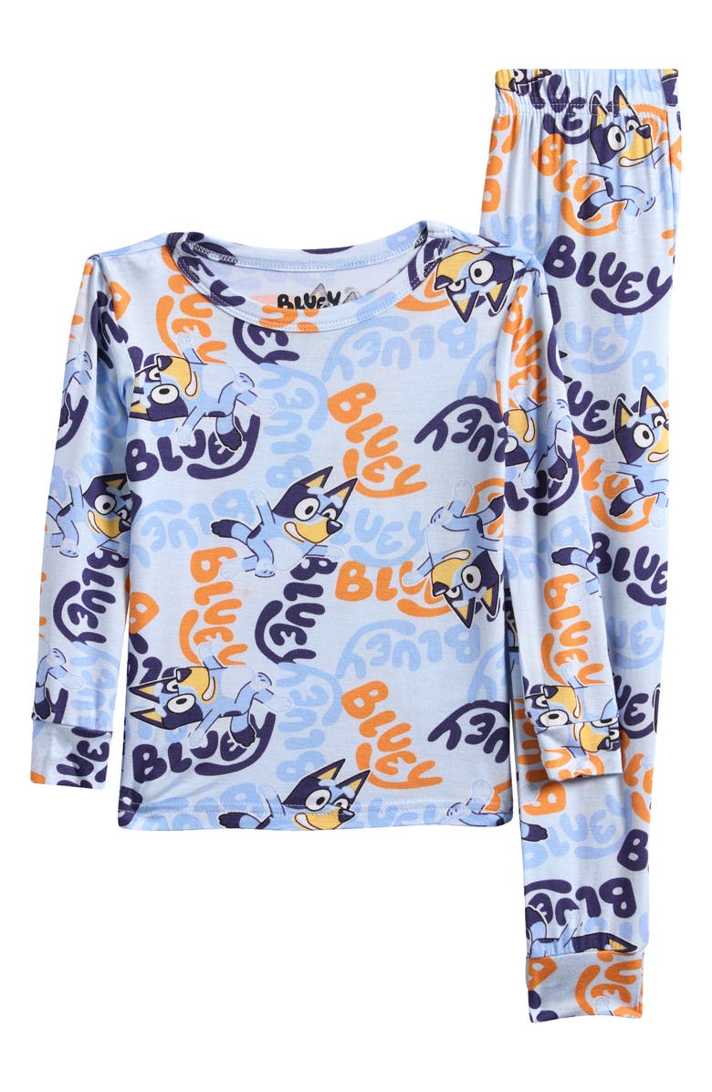 AME Kids' Bluey Two-Piece Pajamas, Alternate, color, Blue