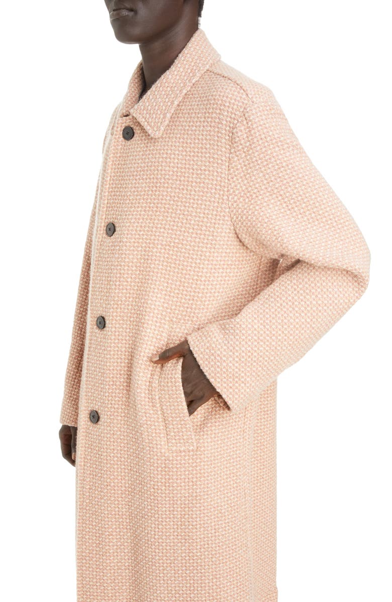 Dries Van Noten Rankle Wool Tweed Topcoat, Alternate, color, 