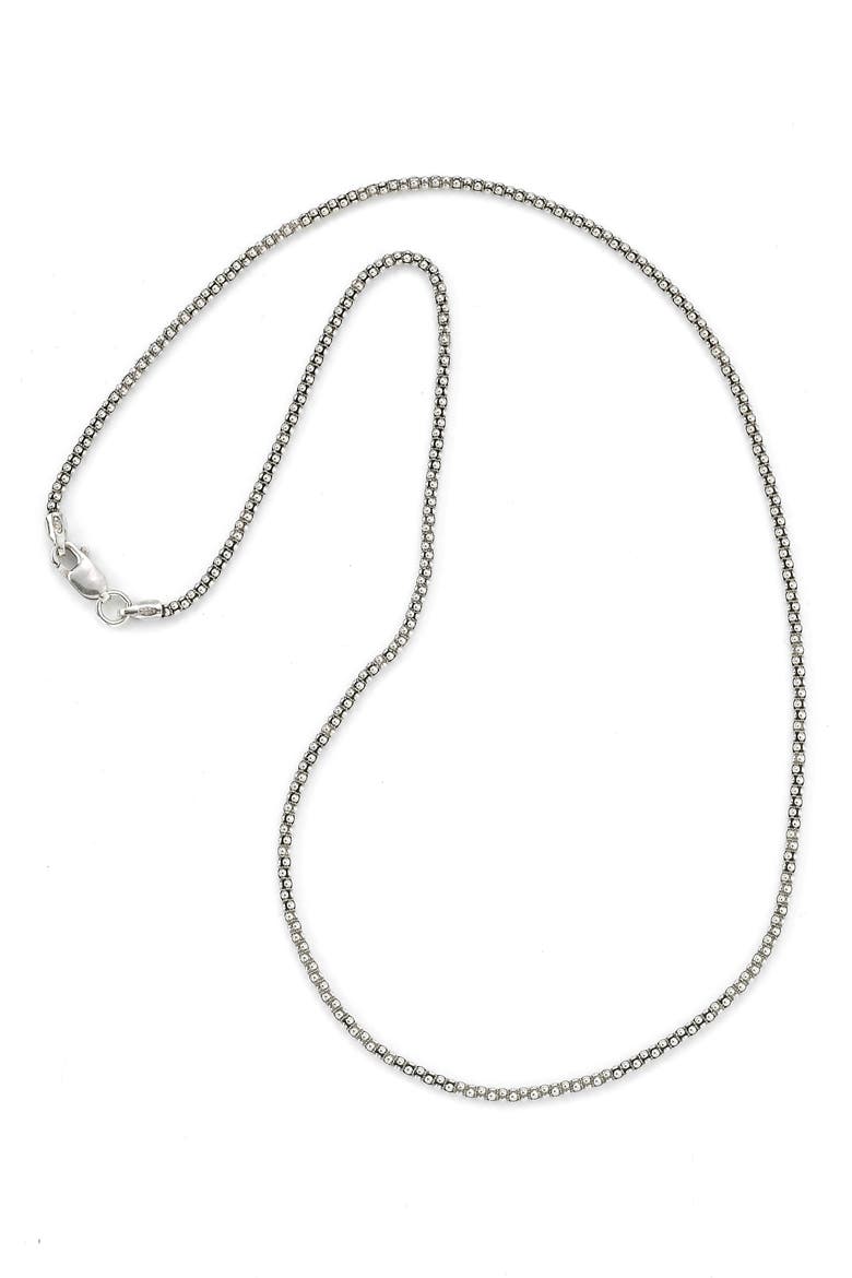 Oxidized Popcorn Chain, Main, color, SILVER