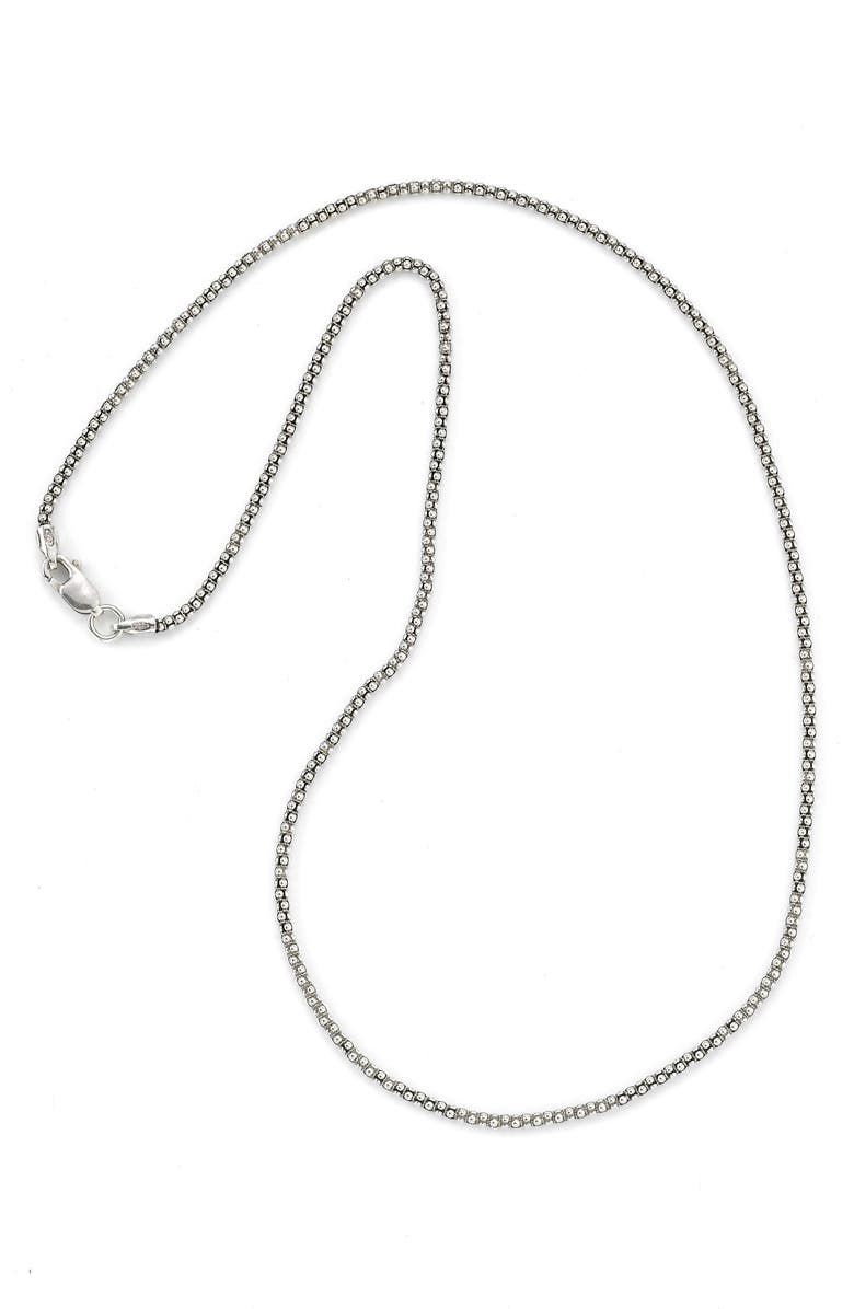 SAMUEL B. Oxidized Popcorn Chain, Main, color, Silver