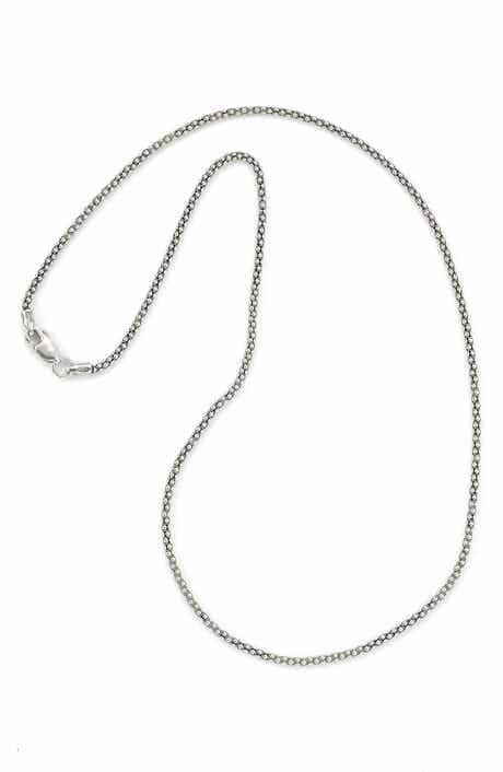 SAMUEL B. Oxidized Popcorn Chain