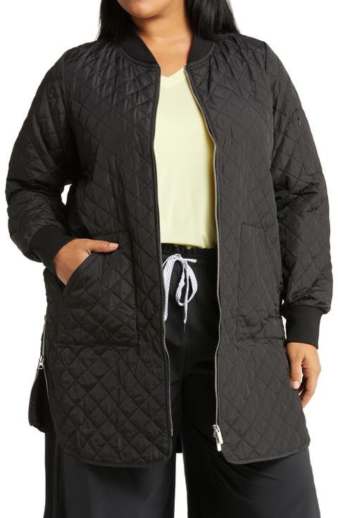 Recycled Polyester Quilted Jacket (Plus Size)