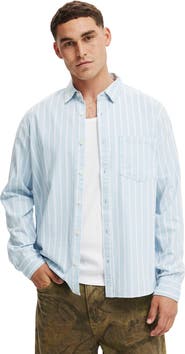 Cotton On Men's Luca Long Sleeve Shirt