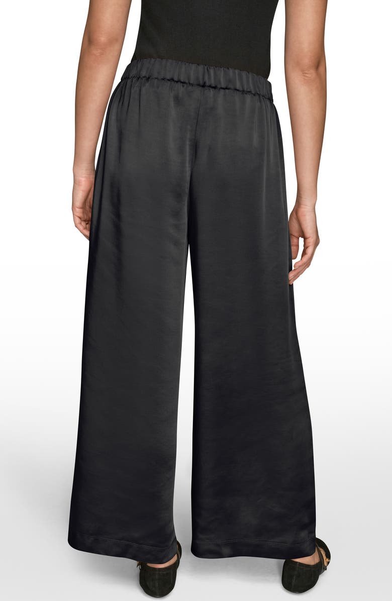 Donna Karan New York Wide Leg Pants, Alternate, color, Black