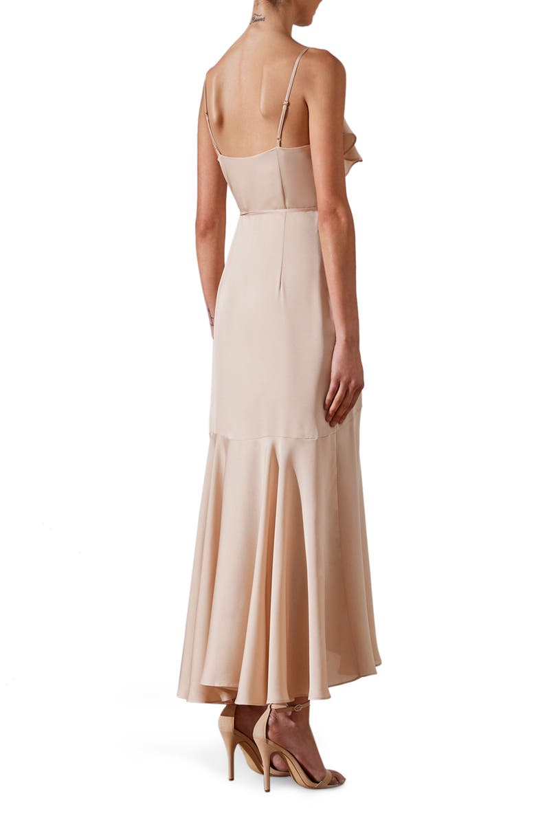 Shona Joy Luxe Ruffle Trim Wrap Gown, Alternate, color, 