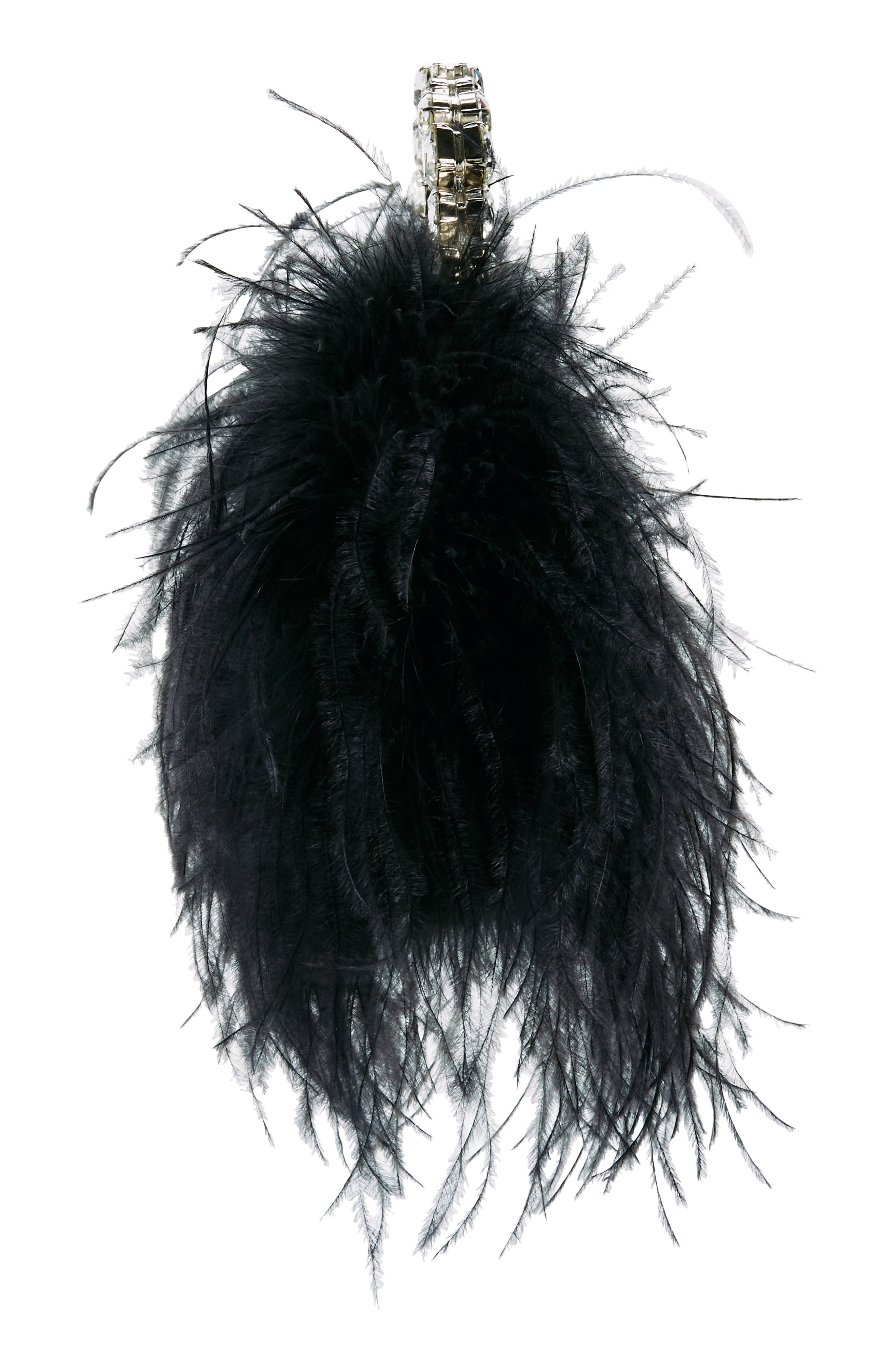 L’alingi Feather Top Handle Bag, Alternate, color, 