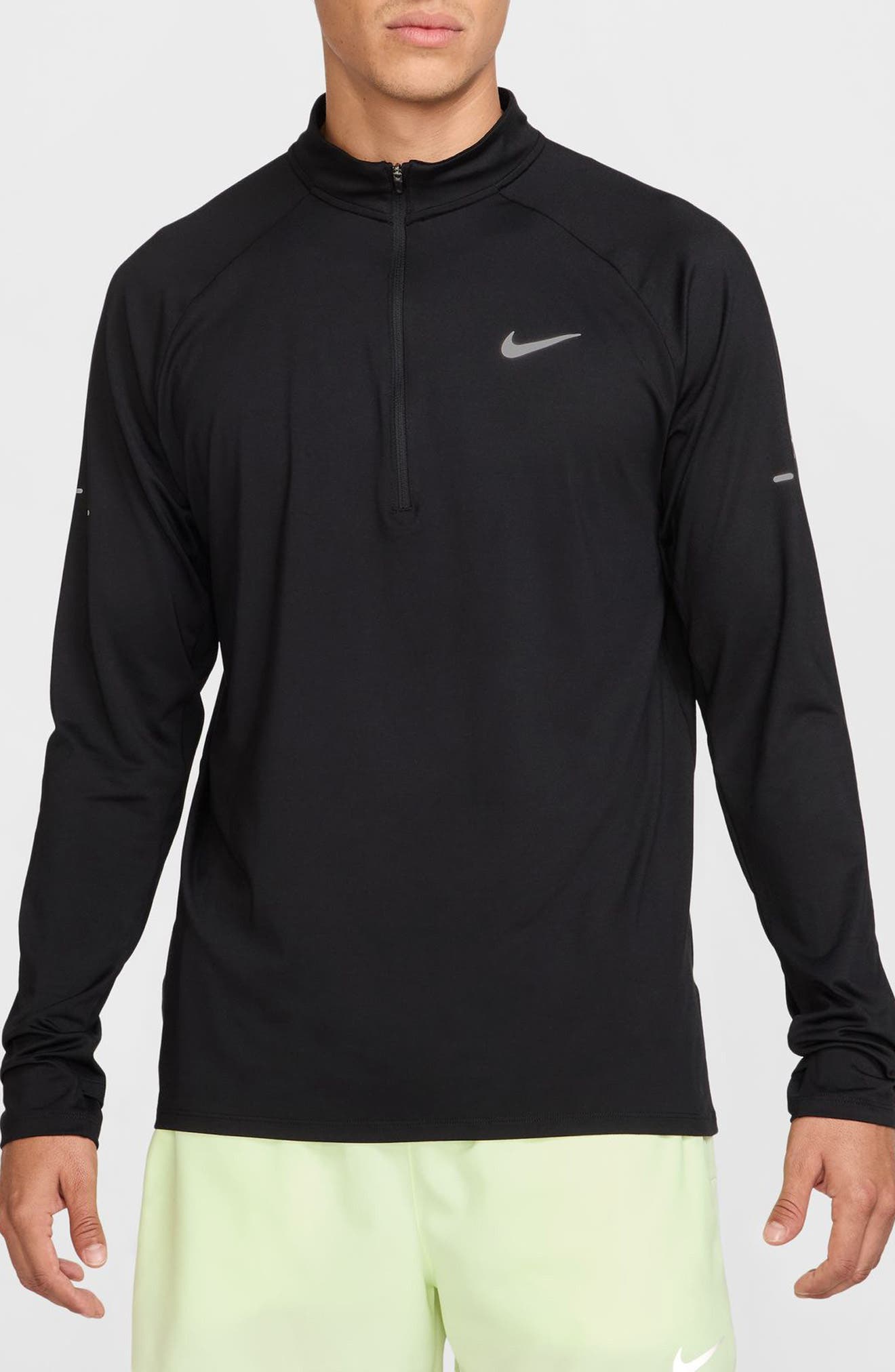nike half zip core long sleeve running top mens