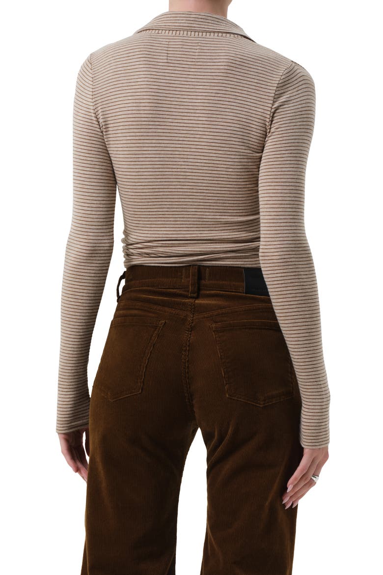 Shaea Polo Top, Alternate, color, CHILTERN OATMEAL