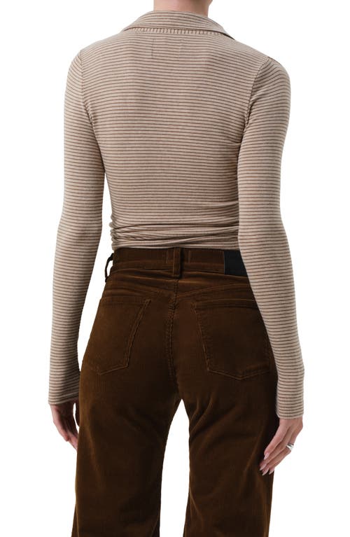 Citizen Of Humanity Citizens Of Humanity Shaea Polo Top In Brown