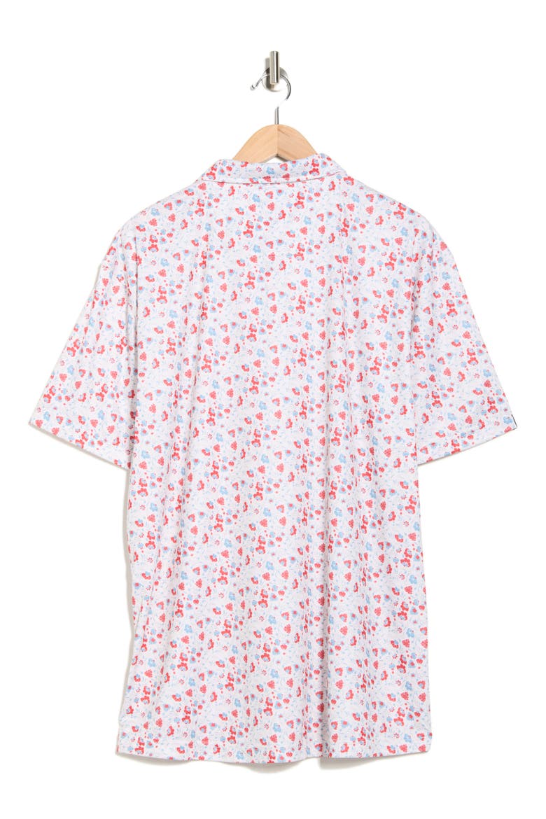 Harold Stretch Piqué Golf Polo, Alternate, color, NAN-RED