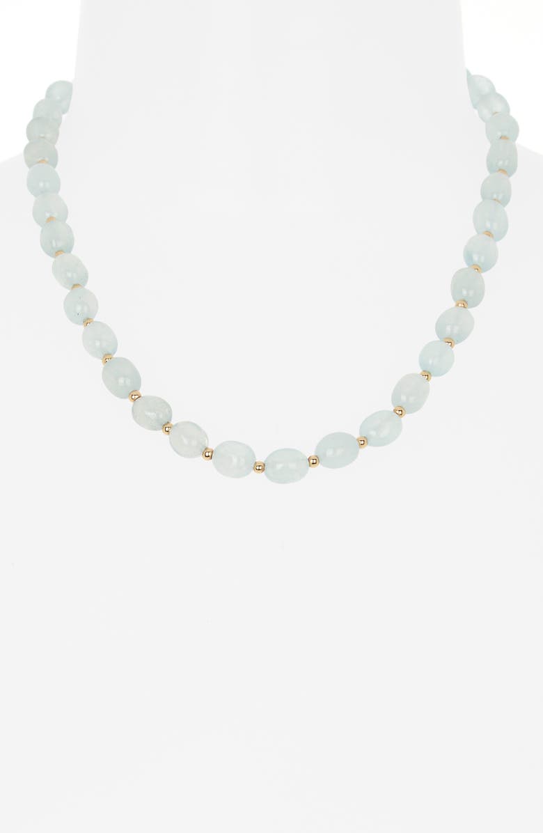 NATASHA Beaded Necklace, Alternate, color, Blue