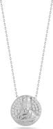 SPHERA MILANO Cubic Zirconia Buddha Pendant Necklace