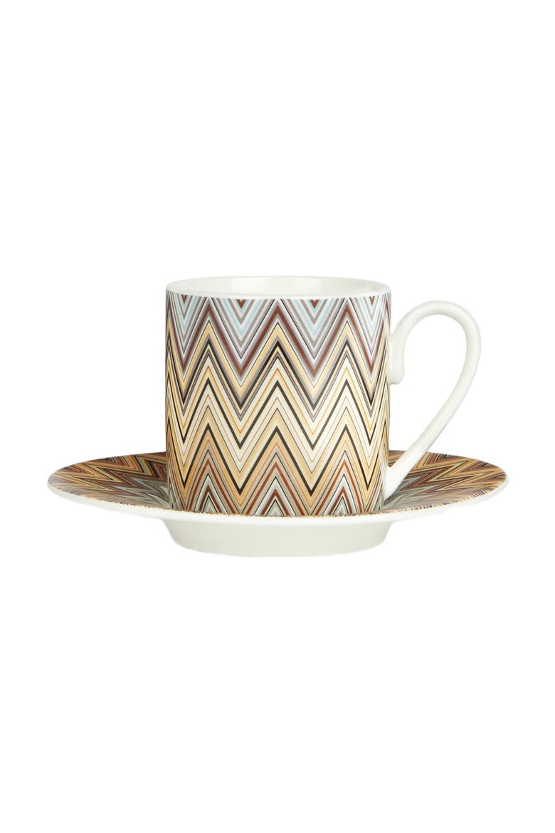 Jarris Set Of 6 Coffee Cups & Saucers, Main, color, White
