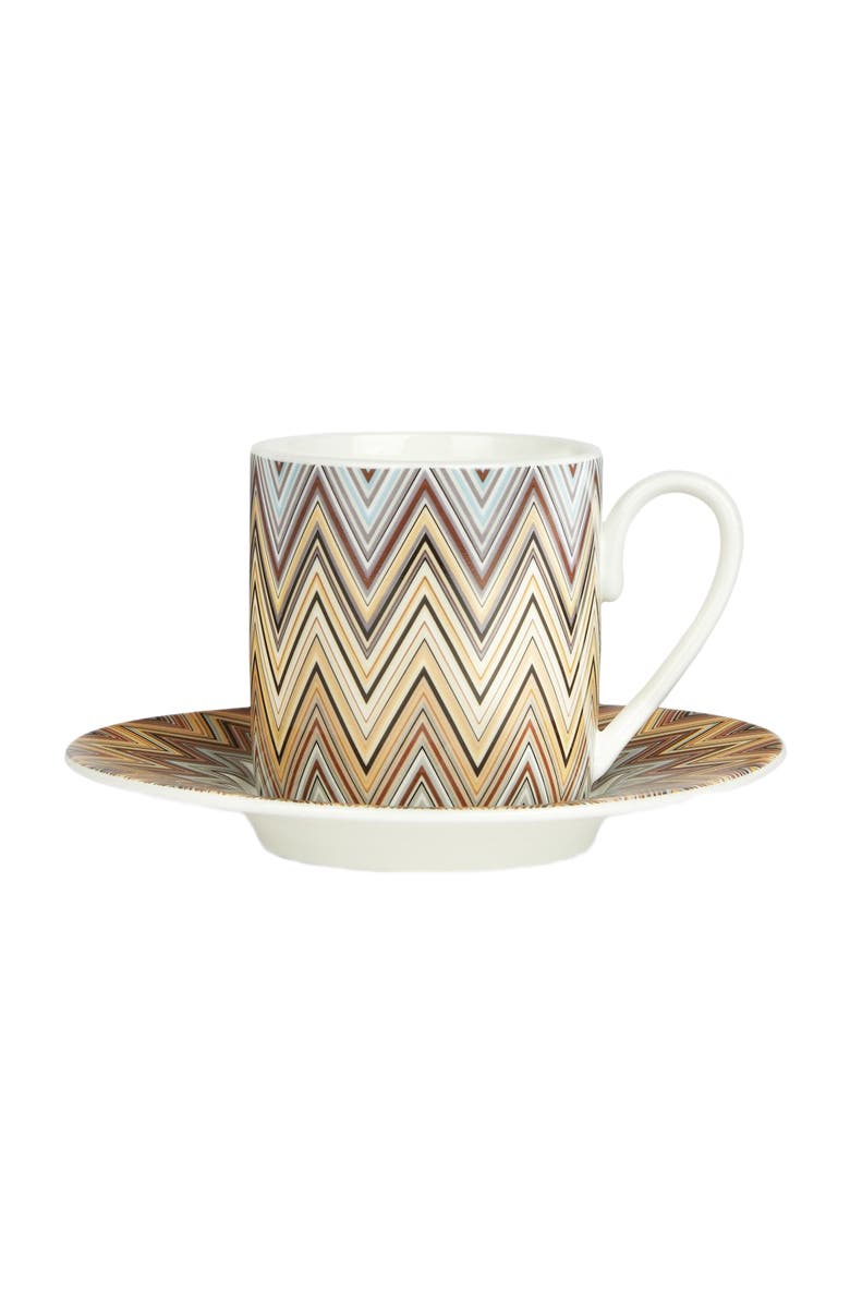 Missoni Home Jarris Set Of 6 Coffee Cups & Saucers, Main, color, 
