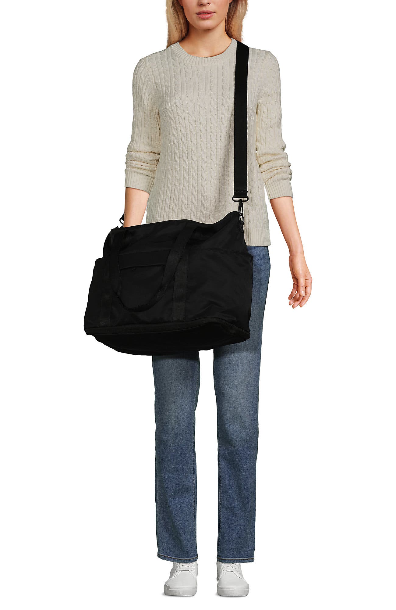 Lands' End Travel Carry On Luggage Tote Bag, Main, color, 