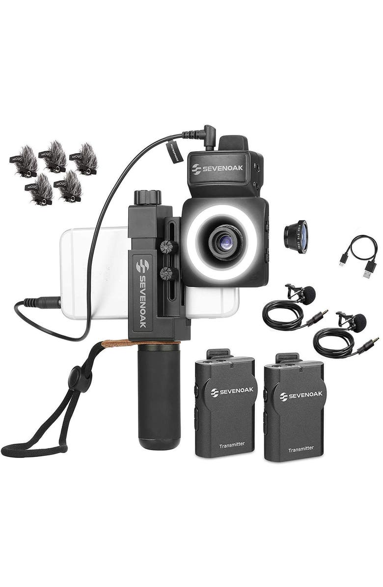 MOVO SmartCine W2 - Wireless Smartphone Video Kit for iPhone/Android, Main, color, Black