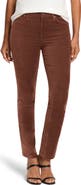 NIC+ZOE High Waist Stretch Velveteen Straight Leg Ankle Pants