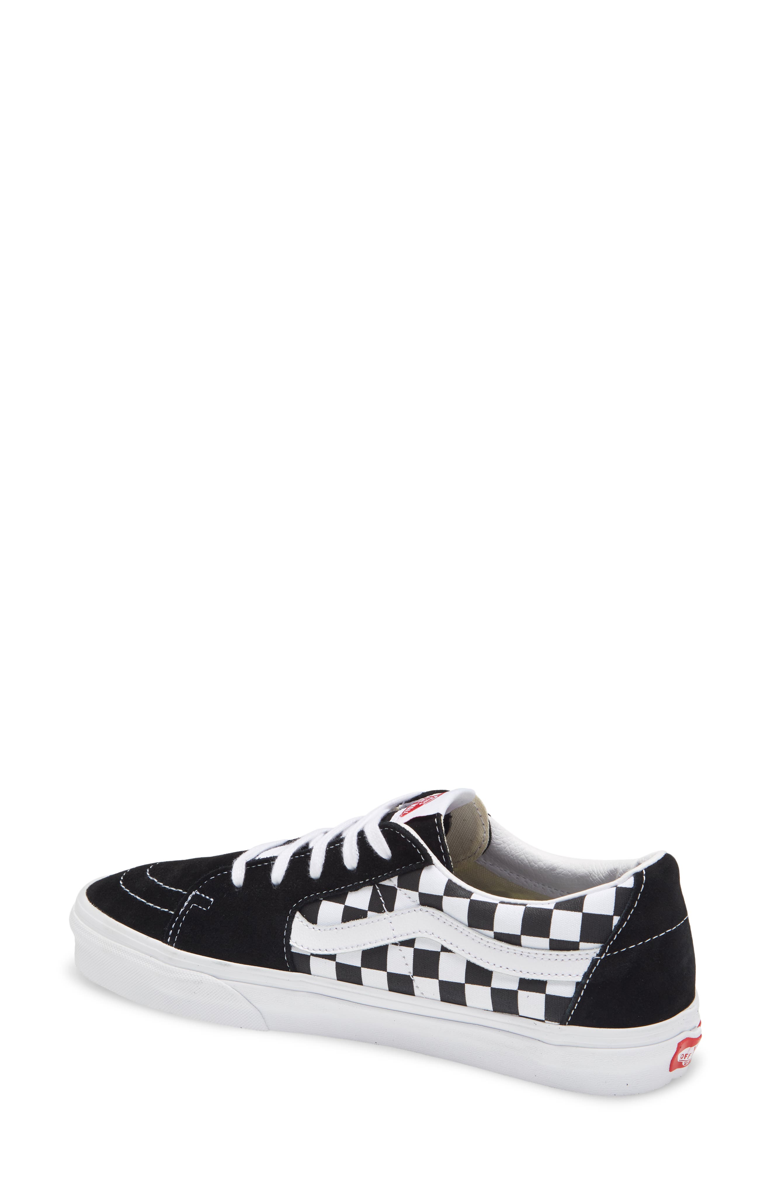 Vans SK8-Low Check Sneaker, Alternate, color, 