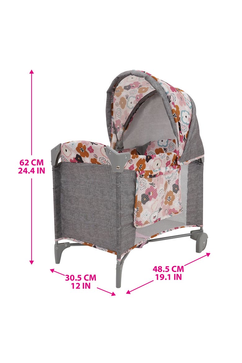 Melange Flora Deluxe Doll Play Yard, Alternate, color, Multicolored