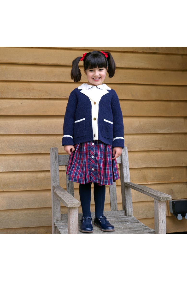 Knit Blazer, Alternate, color, Navy
