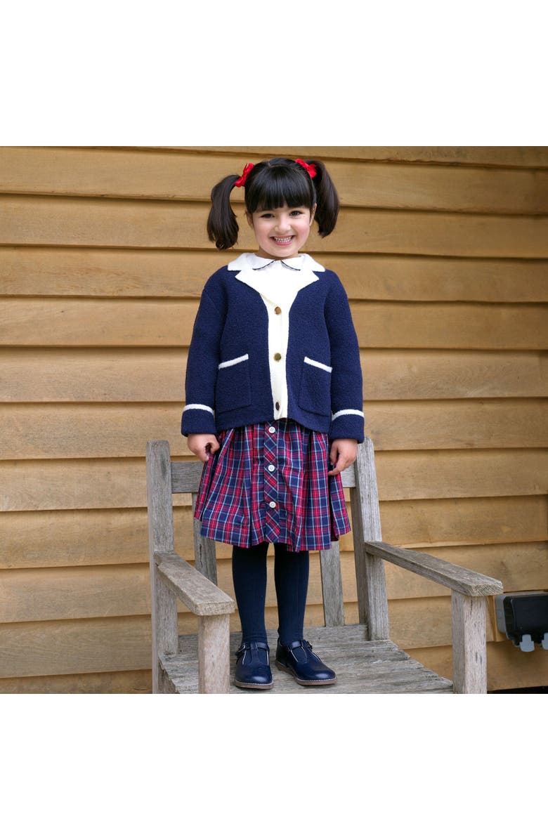 Rachel Riley Knit Blazer, Alternate, color, Navy