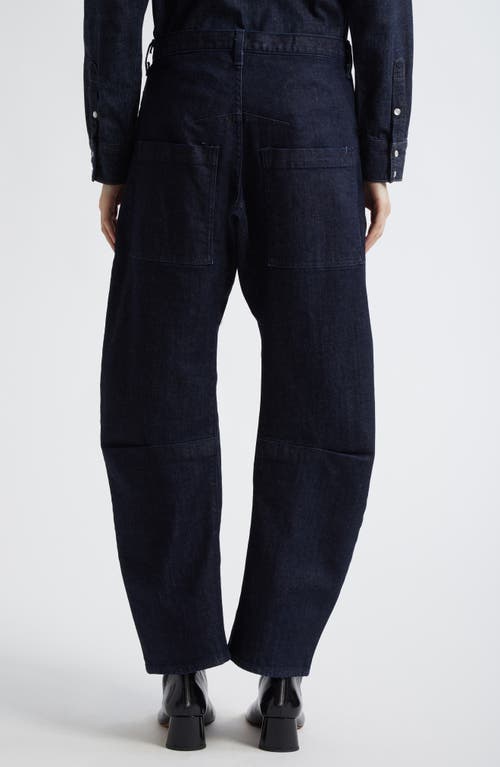 Nili Lotan Shon Cotton-blend Corduroy Tapered Pants In Blue