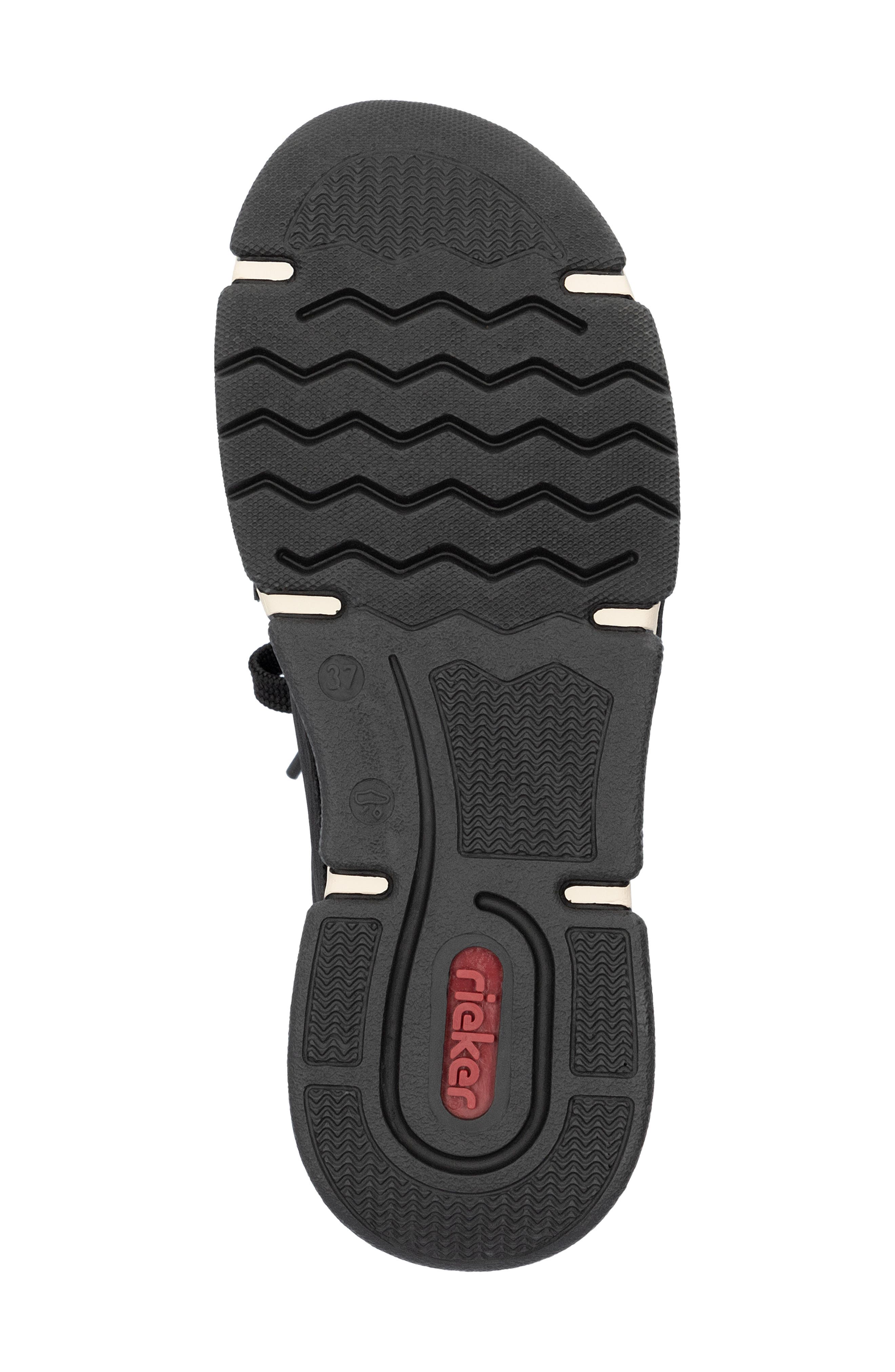 Rieker Angela Sneaker, Alternate, color, Black/ Black