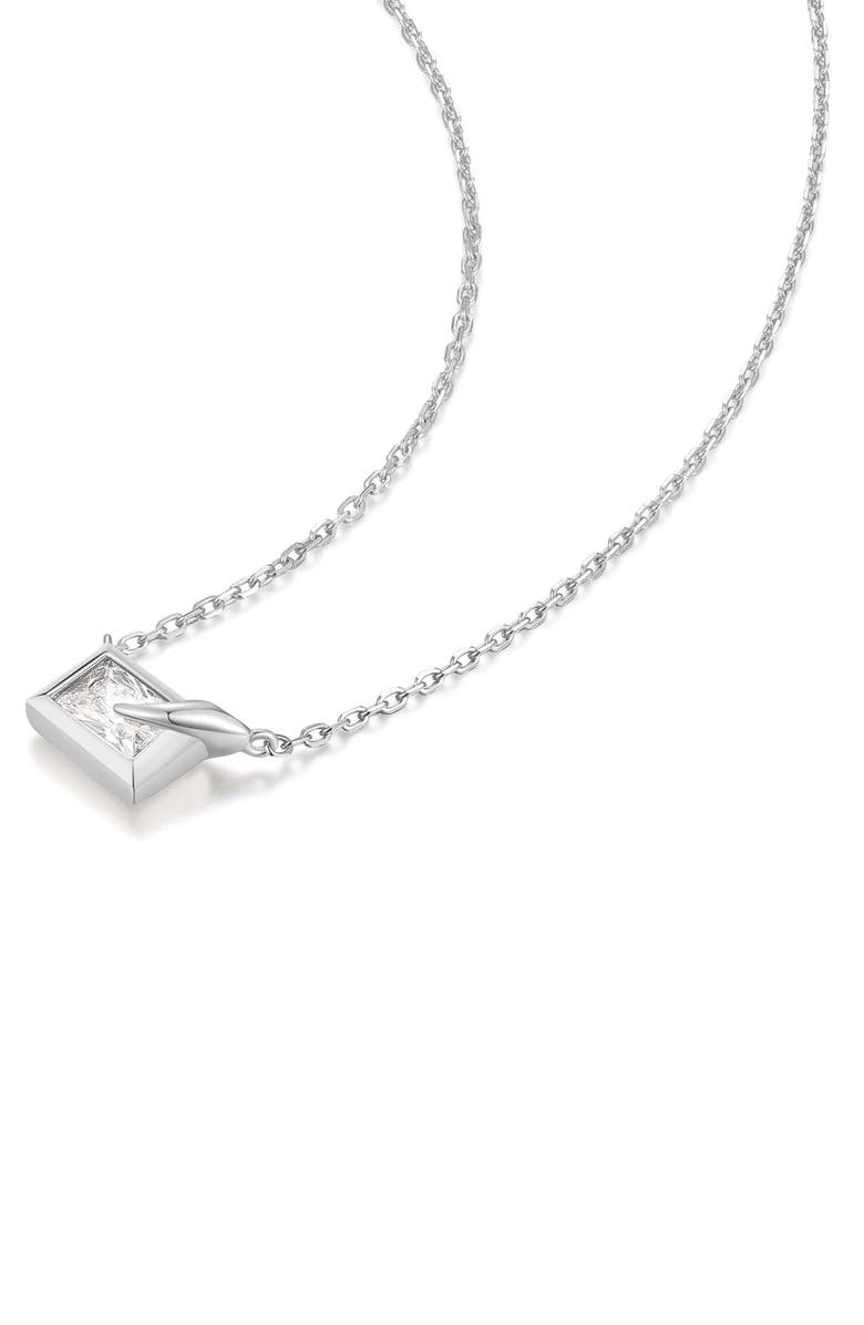 ANIA HAIE Bezel Cubic Zirconia Pendant Necklace, Alternate, color, 